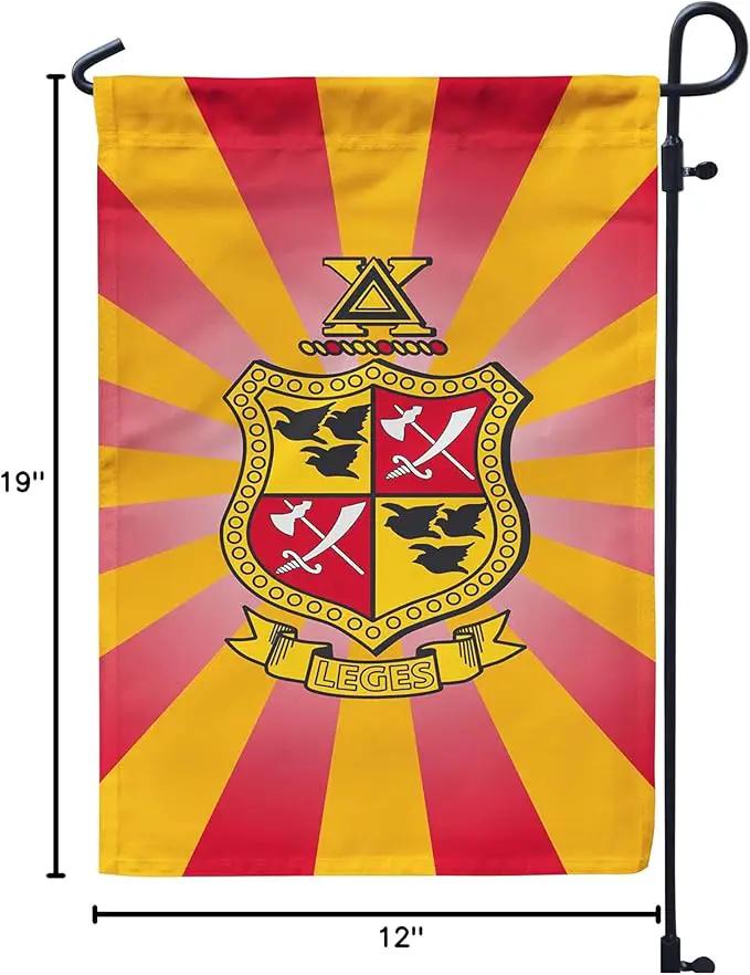 Delta Chi Licensed Flag Garden Flag Banner Yard Decor Outdoor Decoration (Delta Chi #3) by GreenHaven Gardens
