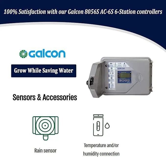 Galcon 8056S AC-6S 6-Station Indoor Irrigation or Outdoor Controller-Seconds Operation by GreenHaven Gardens