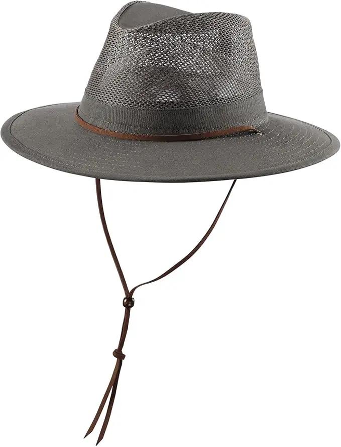 Home Prefer Cotton Summer Fedora Hat Wide Brim Sun Hats for Men Women UPF 50+ Sun Protection Cap for Fishing Hiking by GreenHaven Gardens