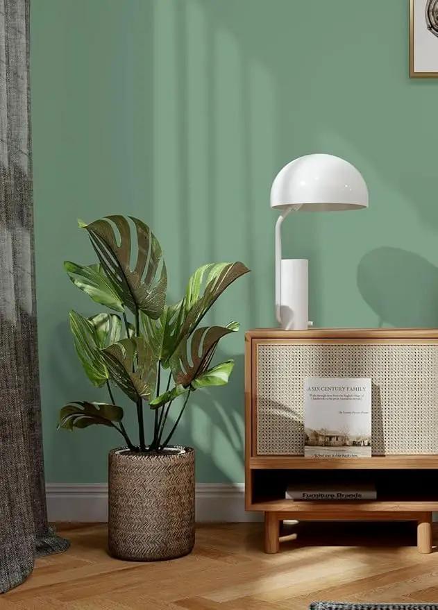 Dimoon 236''x17.7'' Green Peel and Stick Wallpaper Contact Paper Modern Self Adhesive Wall Paper Removable Renter Friendly Textured Solid Color Shelf Cabinet Vinyl Roll (236''x17.7'',Spring Green) by GreenHaven Gardens