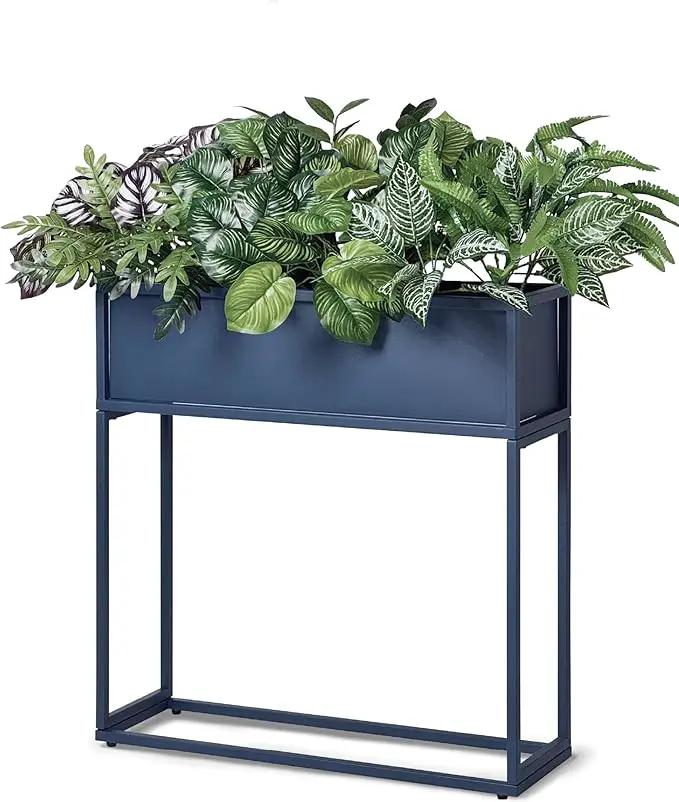 Cocoyard Elevated Planter Box - 28 Inch Durable Raised Garden Bed for Herbs and Flowers - Stylish Tall Rectangular Planter for Outdoor Plants for Patio Decor & Backyard Gardening by GreenHaven Gardens