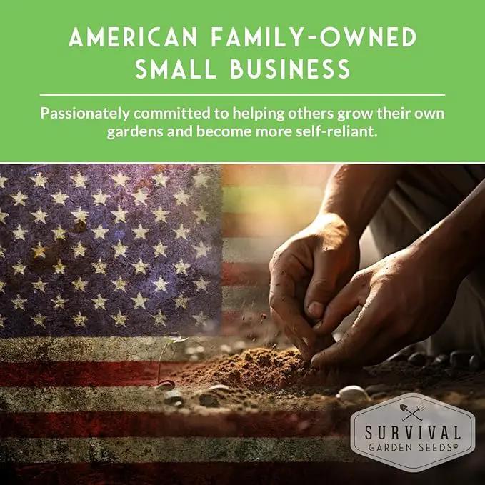 Survival Garden Seeds Home Garden Collection - 30 Pack with 18,500+ Non-GMO Heirloom Vegetable, Fruits, Herb Seed Varieties for Planting - Plant & Grow Survival Food & Emergency Preparedness Gear by GreenHaven Gardens