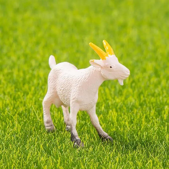 Aydinids 25 Pcs Miniature Goat Figurines Mini Resin Lamb Miniature Lamb Figure Plastic Farm Animal Model for Succulent Planter Moss Landscape DIY Terrarium Fairy Garden by GreenHaven Gardens