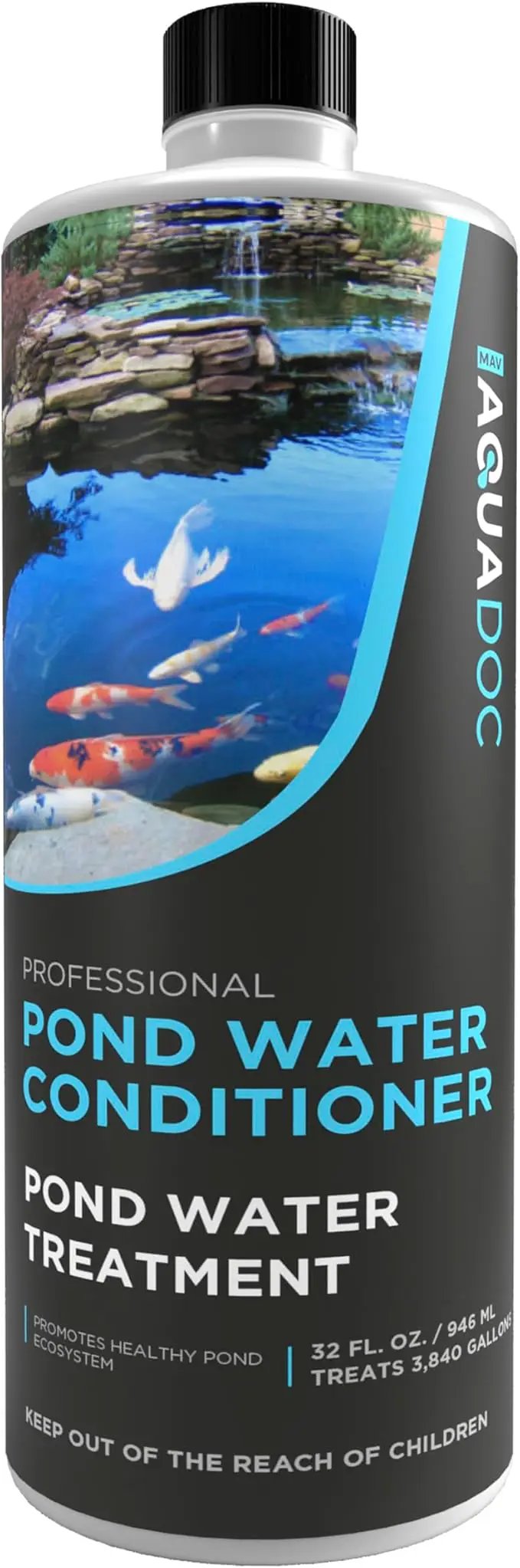 Fish Pond Water Conditioner - Convert tap Water to Fish-Friendly Pond Water - AquaDoc Pond Supplies by GreenHaven Gardens