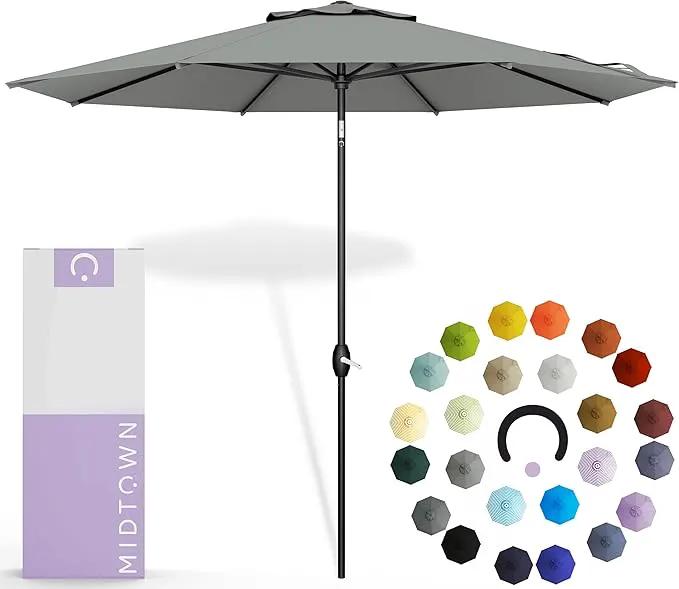 Midtown Umbrellas 10-Year-No-Fade - 8 Ft