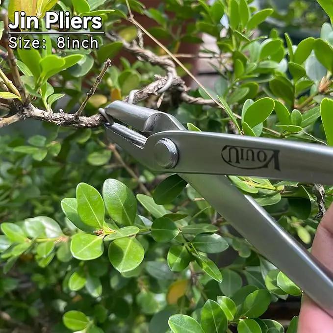 6-Piece Bonsai Tool Set,Concave Cutter,Knob Cutter,Jin Pliers,Wire Cutter,Bonsai Scissors, Root Hook by GreenHaven Gardens