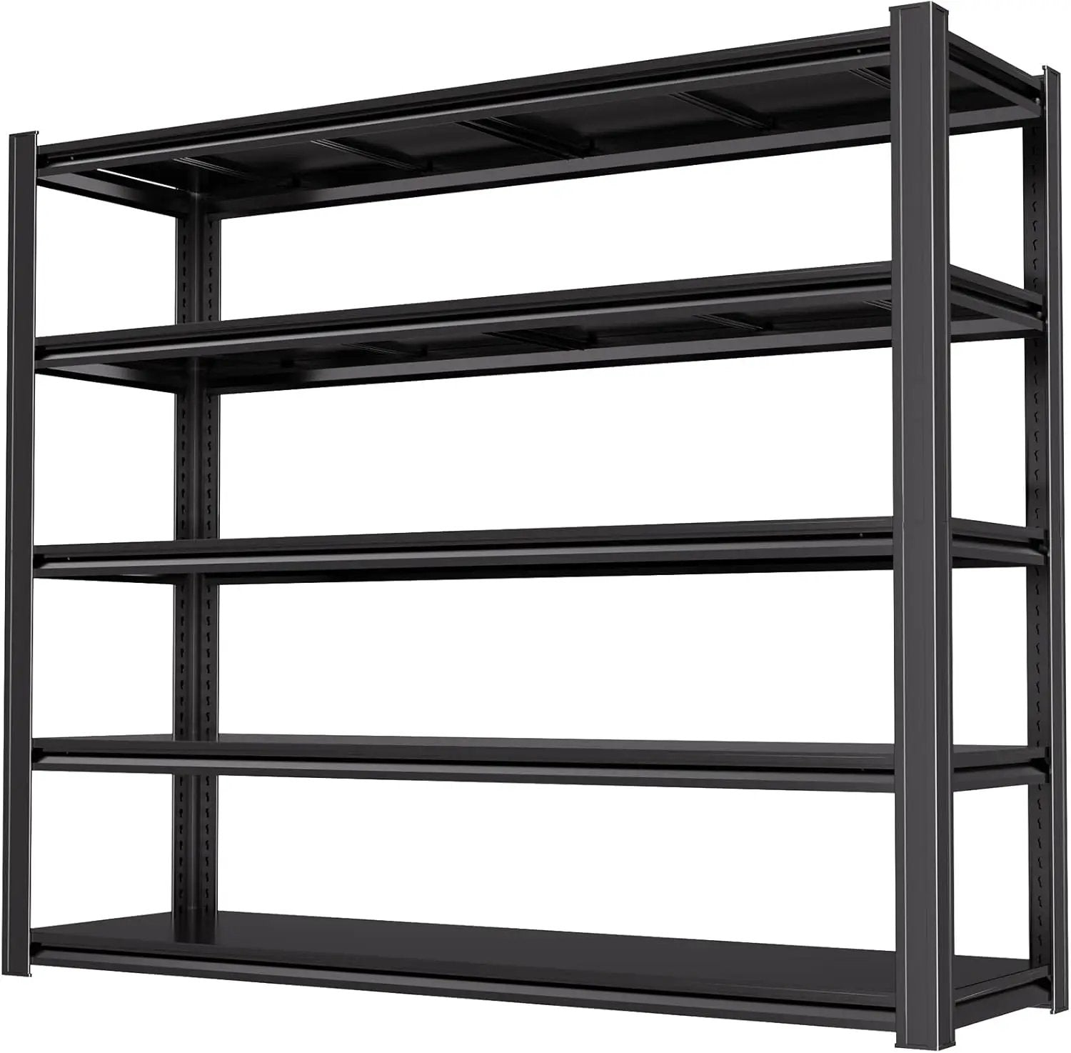 84“H Garage Shelving Heavy Duty Storage Shelves 3500 LBS Adjustable Metal Shelving Uints and Storage for Garage,Warehouse,School,Commercial,Business, 62 "W x 24 "D x 84 "H by GreenHaven Gardens