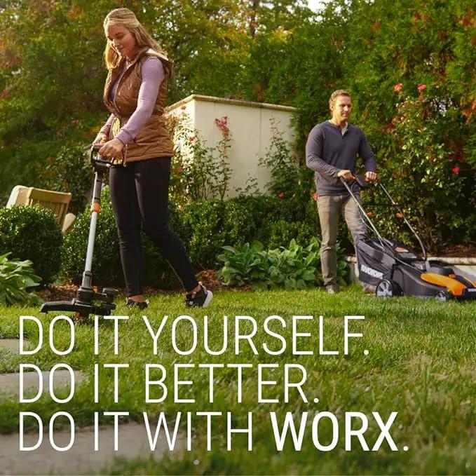 WORX WG896 12 Amp 7.5 Inch Corded Electric Lawn Edger & Trencher, Orange and Black by GreenHaven Gardens