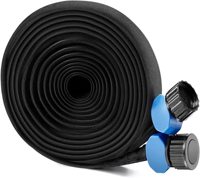 IPOW Heavy Duty Double Layer Design Saves 80% Water Leak Proof Soaker Hose, Drip Watering Hose for Garden, Lawn, Flower Bed, Vegetable Field (25 FT) by GreenHaven Gardens