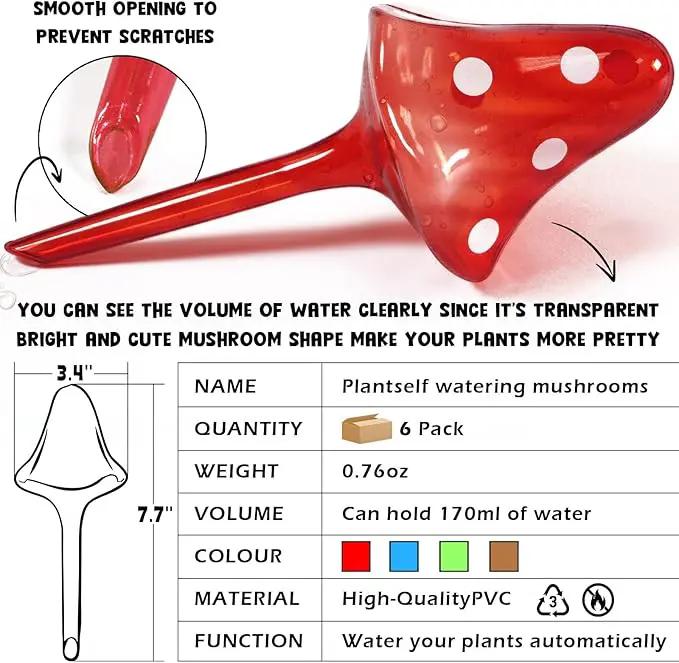Plant Self Watering Globes Bulbs Planter Insert Automatic Plastic Watering Devices Plant Waterer Spikes for Indoor Outdoor,Self Irrigation System Lasts for One Week by GreenHaven Gardens