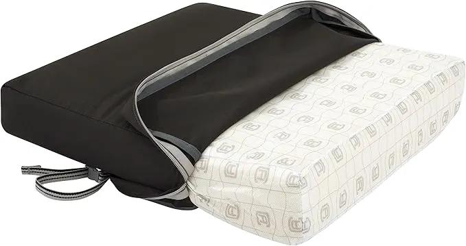 Classic Accessories Ravenna Water-Resistant 17 x 15 x 2 Inch Patio Seat Cushion, Espresso by GreenHaven Gardens