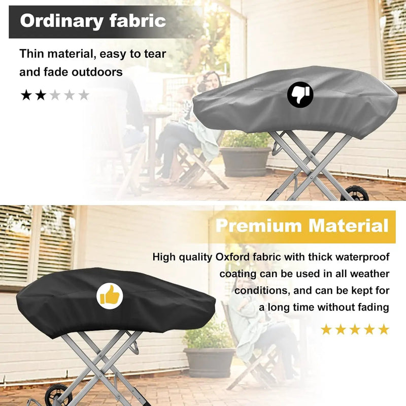 tonhui Grill Cover for Weber Traveler Portable Gas Grill 9010001, Outdoor Heavy Duty Waterproof Oxford Fabric Weather Resistant by GreenHaven Gardens