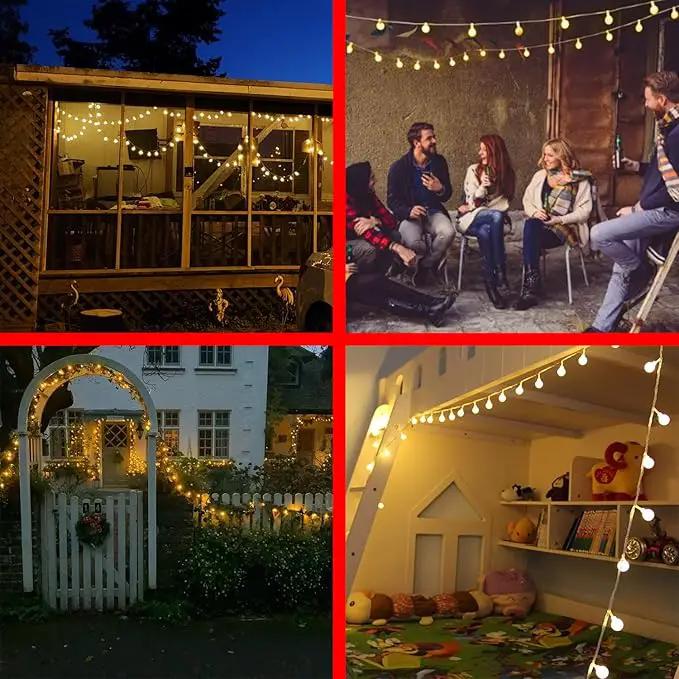360 LED String Lights 82ft, 8 Lighting Modes Plug in Fairy String Lights for Bedroom Classroom Patio Garden Wedding Party Christmas Outdoor Indoor Decorations Warm White by GreenHaven Gardens