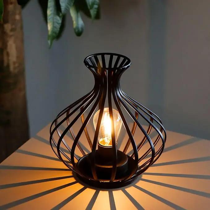 JHY DESIGN Decorations Outdoor Table Lamp Nightlight 7.5''High Modern Style Battery Powered Lamp with 6-Hours Timer Feature Decorative Bedside Lamp for Room Indoor Outdoor Table Garden Party by GreenHaven Gardens