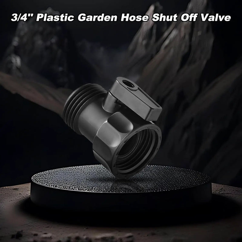 12 PCS 3/4'' Plastic Garden Hose Shut Off Valve,Water Shut-Off Ball Valve Thread Connector Coupling for Telescopic Water Pipe Water Gun Valve Control by GreenHaven Gardens