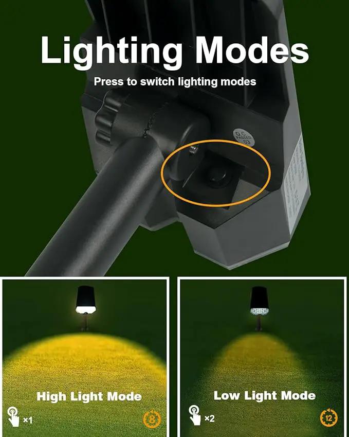6 Pack Solar Powered Outdoor Spot Lights Outside Waterproof 20 LEDs Landscape Spotlights Dusk to Dawn for House Yard Tree, Plants, Walls, Path, Garden, Statues, Superior Accent Lamp Warm White by GreenHaven Gardens