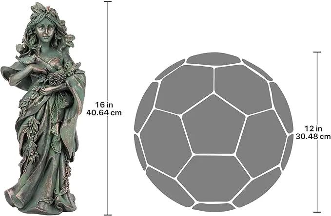 Design Toscano NG31497 Mother Nature Maiden of the Forest Statue,Full Color by GreenHaven Gardens