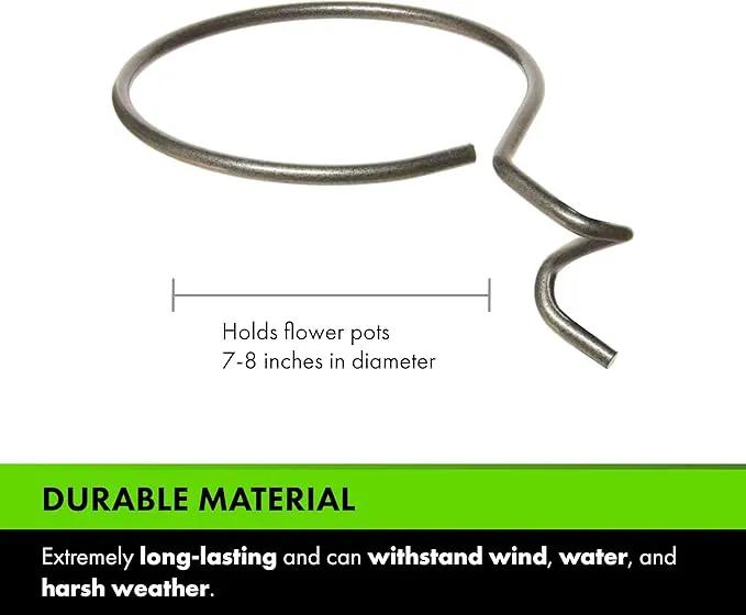 Yard Butler Yard Tree Supplies - Beautiful Home Decor for Garden, Lawn, or Indoors - Perfect for Hanging Plants, Bird Feeders, Laterns, or Wind Chimes, Tree Ring by GreenHaven Gardens