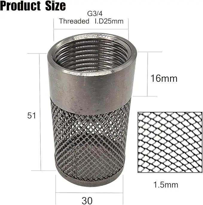 2pcs Hose Inlet Strainer Filter,Dia 30mm,for Irrigation Garden High Pressure,Hose Water Suction Strainer Garden Hose Inlet Filter by GreenHaven Gardens