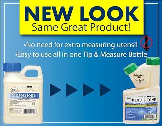 Liquid Harvest Mesotrione - 8oz - Mesotrione Concentrate (Compare to Tenacity) - Pre and Post-Emergent Weed Killer for Lawn and Turf Grasses by GreenHaven Gardens