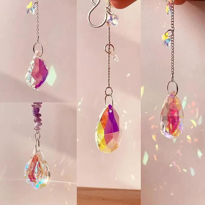 WASTROYAL 500 Pcs+ DIY Suncatcher Making Kits for Adults Crystal Christmas Sun Catchers Crafts Rainbow Maker for Christmas Decor Indoor Window Christmas Favors Sun Catcher Craft (Christmas) by GreenHaven Gardens