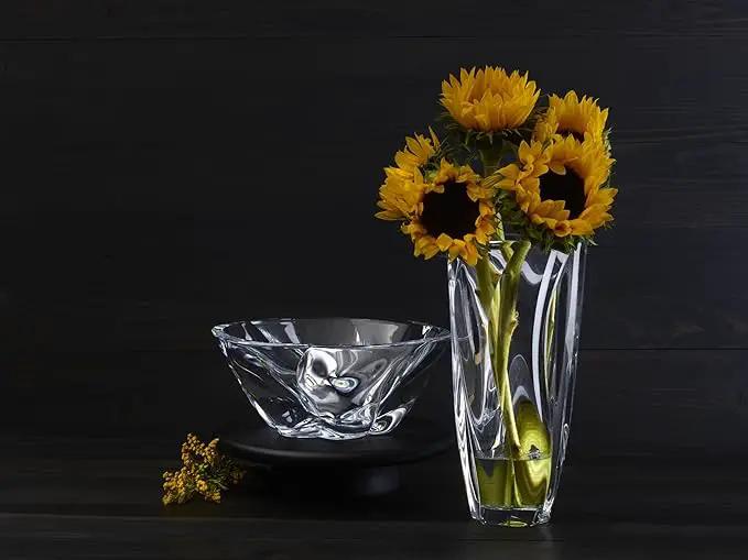 Mikasa Cassia Crystal Glass Vase, 12 Inch by GreenHaven Gardens