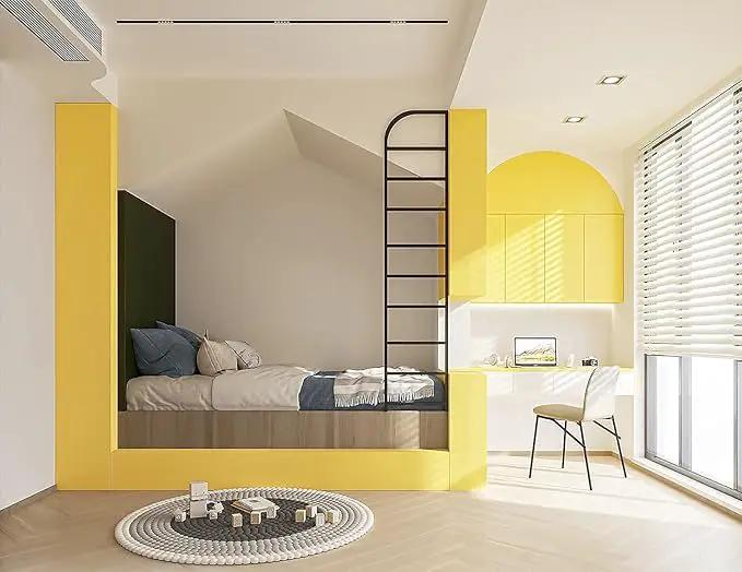Dimoon 236''x17.7'' Yellow Peel and Stick Wallpaper Contact Paper Modern Self Adhesive Wall Paper Removable Renter Friendly Textured Solid Color Shelf Cabinet Vinyl Roll (236''x17.7'',Yellow) by GreenHaven Gardens