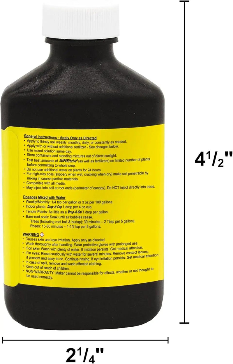SUPERthrive The Original Vitamin Solution - Liquid Concentrate, May Add to Any Fertilizing Program, 4 fl. oz. by GreenHaven Gardens