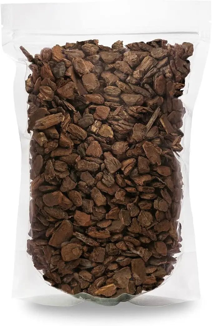 New Zealand Pinus Radiata Bark - Organic Hand Mixed New Zealand Orchiata Pine Bark for Orchids - Medium Chips 9-12mm - 3 Quart Bag by GreenHaven Gardens