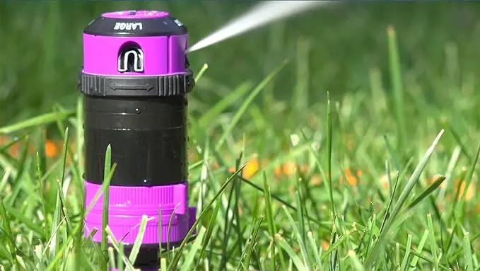Dramm ColorStorm Gear Drive Sprinkler on Heavy Duty,Durable Metal Base, 4 Patterns, Ideal for Small, Medium & Large Areas with Pass Through Feature, Green, 40 Foot Diameter by GreenHaven Gardens