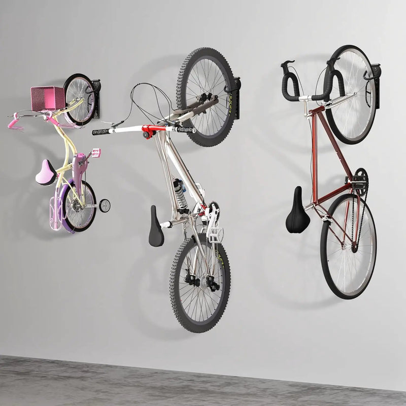 suptek 2 Packs of Vertical Bike Rack Wall Mount - Heavy Duty Garage Bike Hanger for Indoor Storage, Easy to Hang and Detach, Supports Up to 132 lb, BYPA01-2 by GreenHaven Gardens
