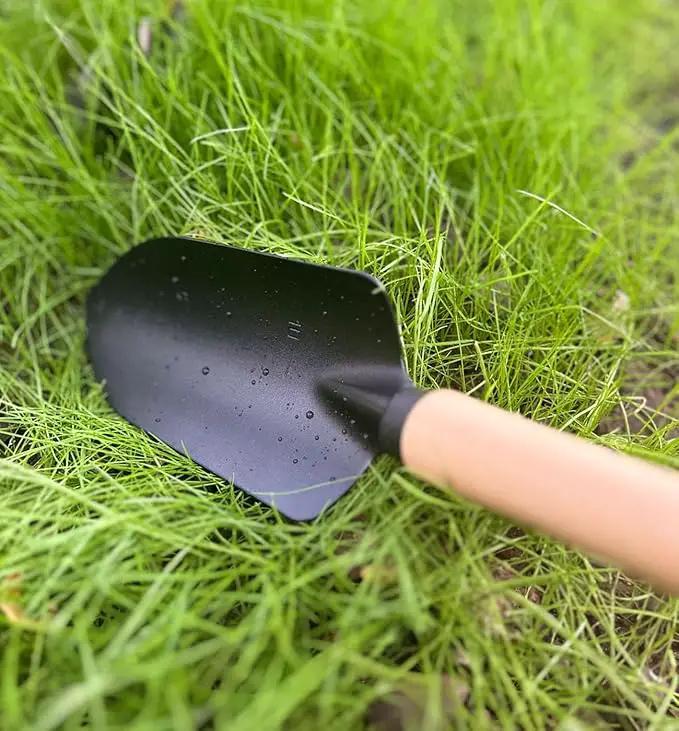 Garden Tools Set-Garden Trowel, Large Succulent Plant Transplant Trowel Set,3 Piece Large Premium Gardening Hand Kit,1 Narrow Shovel,1 Wide Shovel and 1 Garden rake Tools Set Gift for Mens and Womens by GreenHaven Gardens