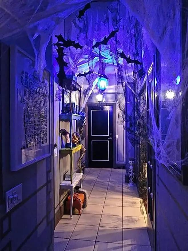 Hompavo 【Upgraded】 LED Flame Light Bulbs, Purple Flickering Light Bulbs with Upside Down Effect, E26/E27 Flame Bulb for Halloween Christmas Party Indoor and Outdoor Home Decoration (4 Pack) by GreenHaven Gardens