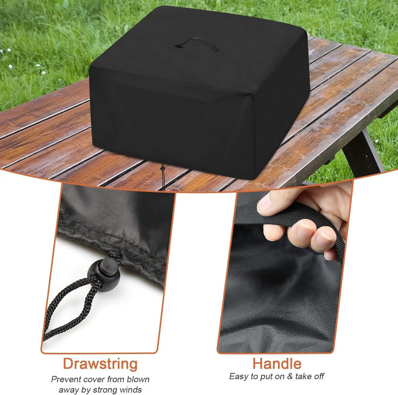 Indoor Grill Cover for Hamilton Beach 12.5x17x7in Electric Grill, Dust-Proof, Portable - Black by GreenHaven Gardens
