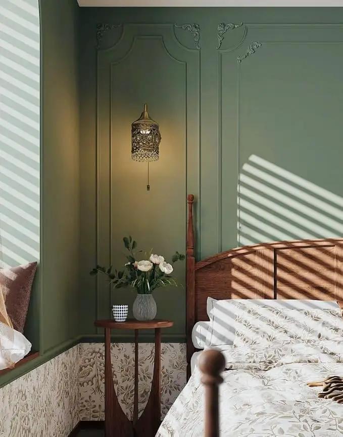 Dimoon 118''x17.7'' Green Peel and Stick Wallpaper Contact Paper Modern Self Adhesive Wall Paper Removable Renter Friendly Textured Solid Color Shelf Cabinet Vinyl Roll (118''x17.7'',Dark Green) by GreenHaven Gardens