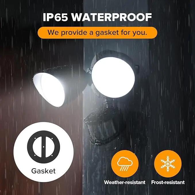 UME 2 Pack 32W 3500 Lumen LED Security Lights Motion Sensor Light Outdoor, 5000K Daylight, IP65 Waterproof, Dusk to Dawn, Motion Detector Flood Light for Garage, Yard, Porch-Black by GreenHaven Gardens
