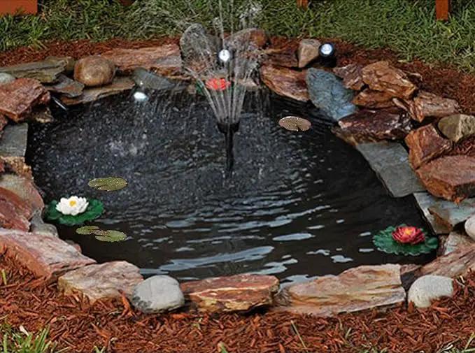 Pond Liner, 20 Mil 7 x 10 Feet Pond Liners for Outdoor Ponds, Black LDPE Fish Pond Liner for Small Ponds, Streams Fountains and Garden Waterfall by GreenHaven Gardens