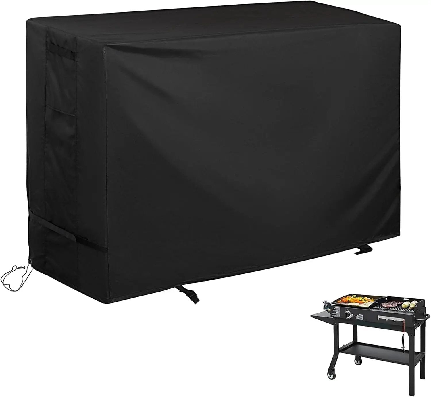 Griddle Cover for Blackstone 1819 Griddle and Charcoal Combo, Grill Cover for Blackstone 17" Propane Griddle and Charcoal Grill Combo-Protective and Waterproof by GreenHaven Gardens