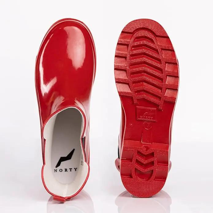 NORTY - Womens Ankle Rain Boots - Ladies Waterproof Winter Spring Garden Boot runs ½ size large by GreenHaven Gardens