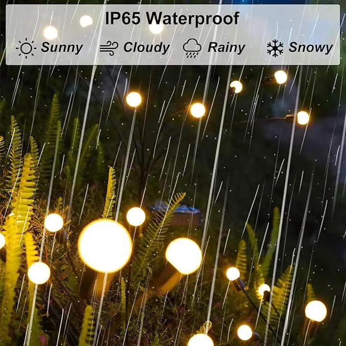 Solar Garden Lights, 8 Pack Waterproof Outdoor Swaying Lights for Patio, Garden, Pathway Decoration by GreenHaven Gardens