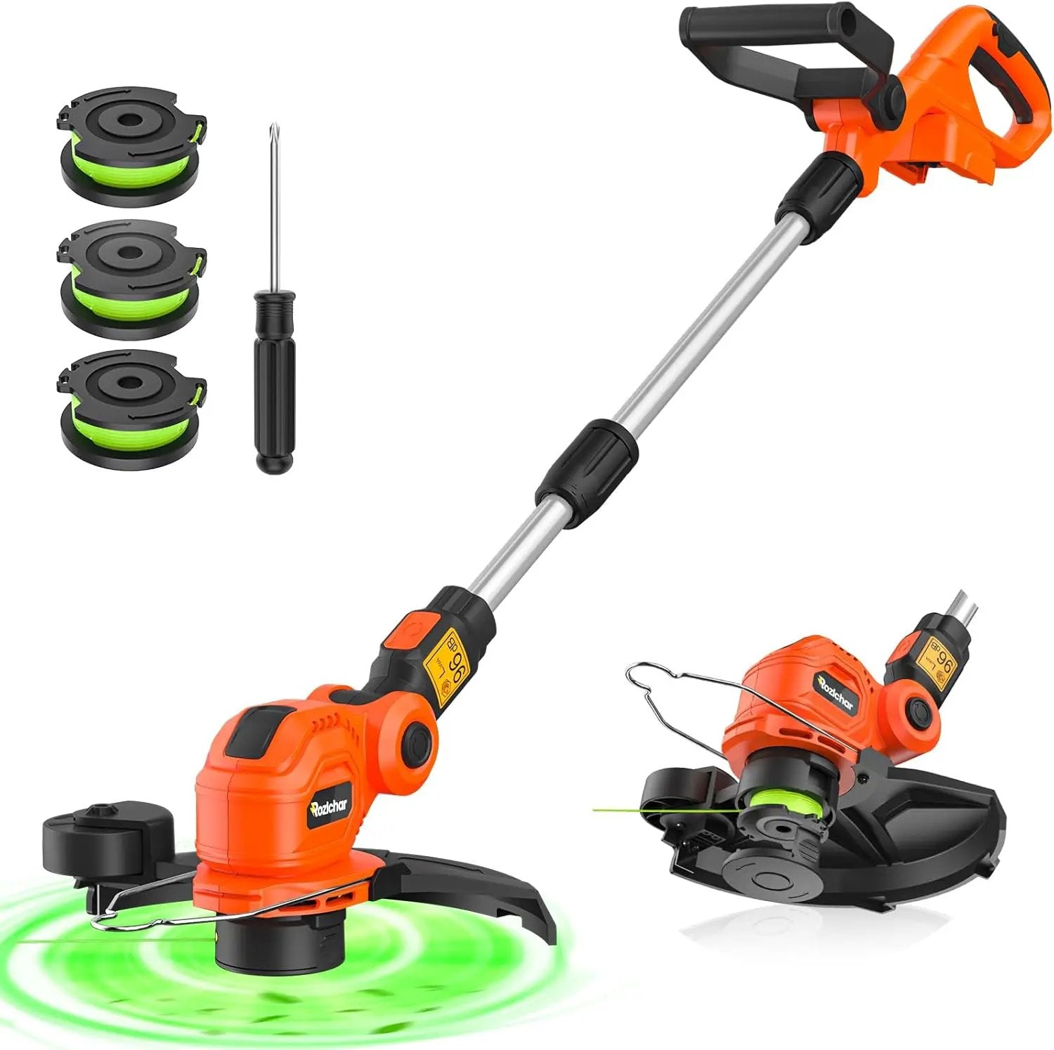 Cordless String Trimmer Compatible for Milwaukee 18V Battery,Garden Lawn Edger with 25cm Cutting Diameter,Electric String Trimmer,Weed Wacke,Weedeaters for Lawn Garden (NO Battery) by GreenHaven Gardens