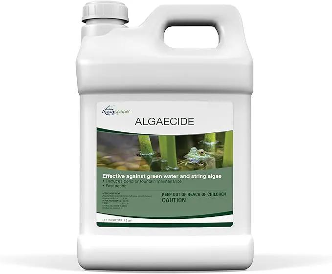 Aquascape Algaecide for Ponds, Waterfalls, and Fountains – Large-Scale Algae Control, 2.5 Gallons / 9.46 L, 96053 by GreenHaven Gardens