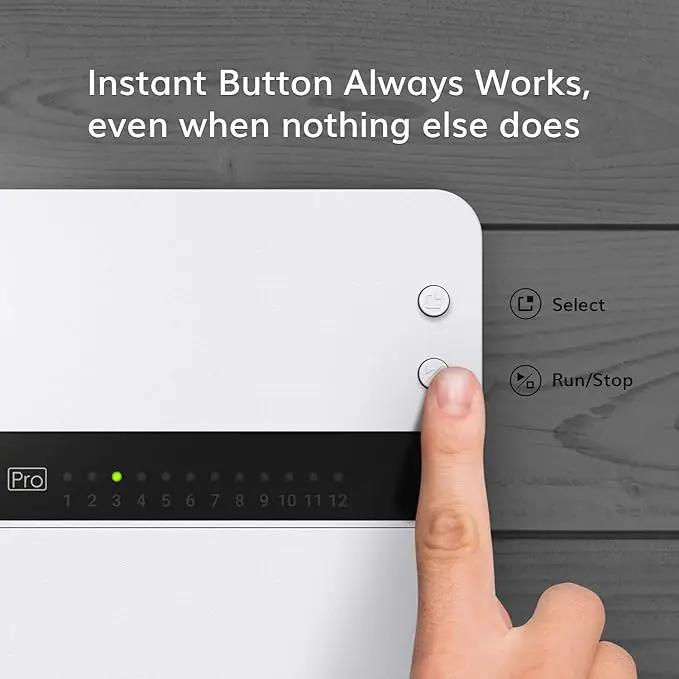 Yardian Pro Smart Sprinkler Controller 12 Zone - Control Buttons, Apple HomeKit, Alexa, Google Assistant, Home Assistant Compatible, Enhanced Wi-Fi, RJ45, Level VI Worldwide Power Supply by GreenHaven Gardens