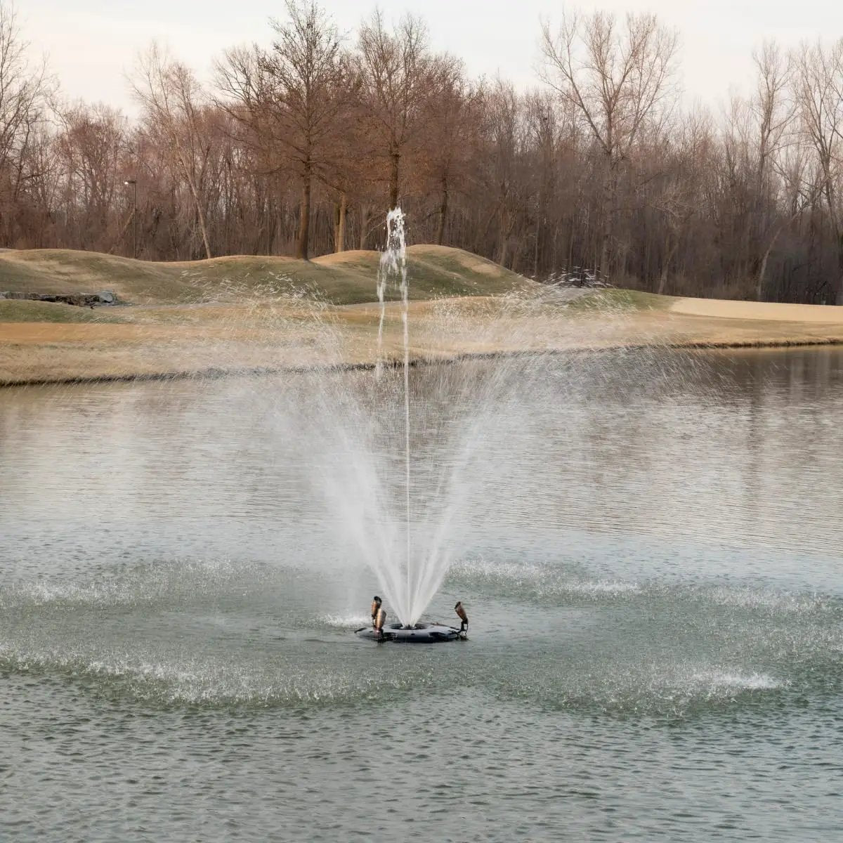 HALF OFF PONDS Floating Fountain – 1 HP Pond Aerator, 100' Cord – 15,000 GPH Water Pump – 13 Spray Patterns – Energy-Efficient for Large Ponds, Lakes & Water Gardens by GreenHaven Gardens