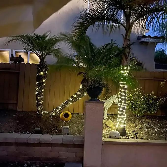 Solar Rope Light 2 Pack Waterproof IP65 39FT 100LEDs Outdoor LED ‎Solar Outdoor Lights for Party Garden Yard Home Wedding Christmas Halloween Holiday Tree Decoration Lighting by GreenHaven Gardens