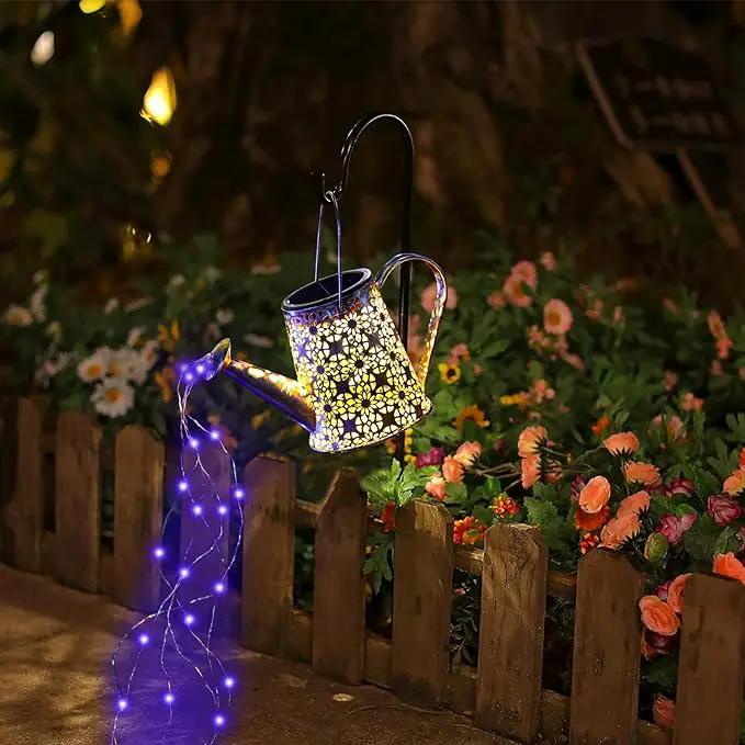 VOOKRY Solar Watering Can Lights, Large Hanging Solar Lights Outdoor Waterproof Garden Decor for Yard Porch Lawn Patio Outside Gardening Gifts for Mom Grandma Women Birthday(Purple) by GreenHaven Gardens