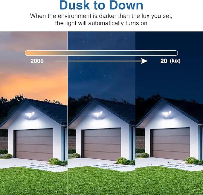 150W Motion Sensor Lights Outdoor for Outside, 15000LM LED Flood Lights Outdoor Wired Dusk to Dawn, Exterior Security Floodlight Fixture Waterproof IP65, Outdoor Lighting for House, Garage 2 Pack by GreenHaven Gardens
