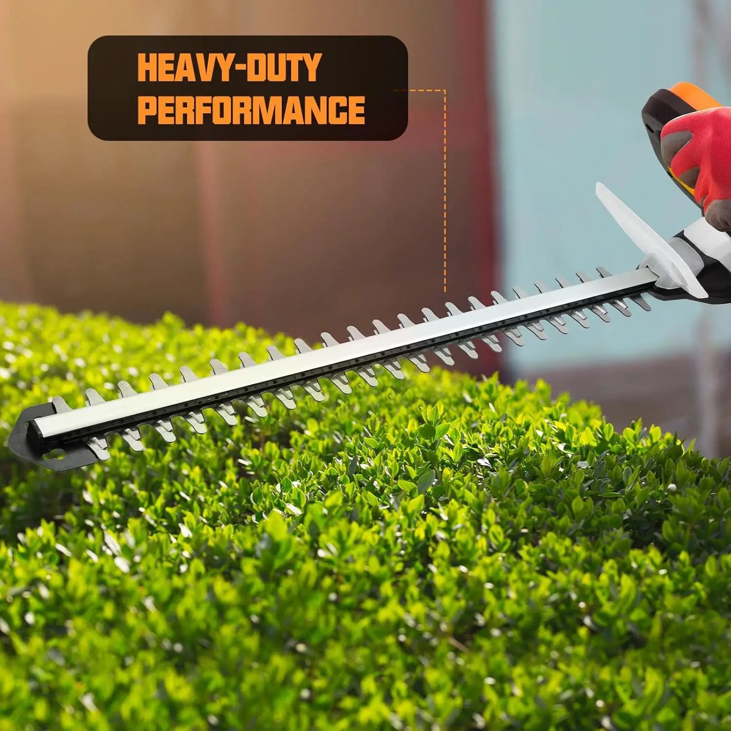 LIGO 20V Cordless Hedge Trimmer | 21" Laser-Cut Blade for Thick Branches | 2.0Ah PowerShare Battery | 4.5 lbs Ultra-Light with Low Vibration | Fast Charger Included by GreenHaven Gardens