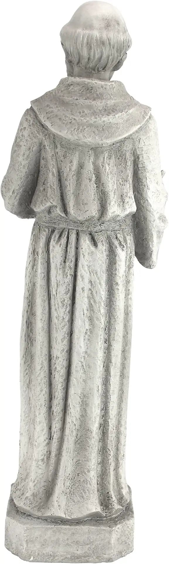 Design Toscano Nature's Nurturer Francis Assisi Religious Garden Decor Statue Bird Bath Feeder, Small, 20 inch, Cast Stone Resin, Antique Stone Finish by GreenHaven Gardens