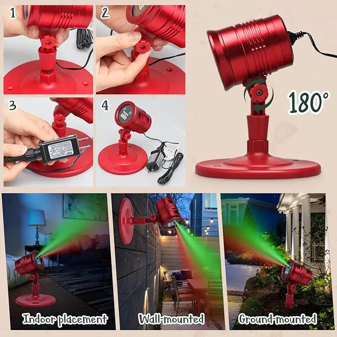 New 2023 Limited Edition Projector Lights for Christmas, Special Edition Waterproof Laser Lights with Remote Control for Outdoor Farmhouse Decoration by GreenHaven Gardens